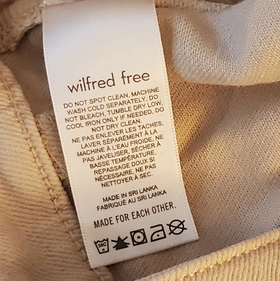 Aritzia Wilfred Free Size 12 Tan Twill Modern Cargo Pant - Picture 7 of 8